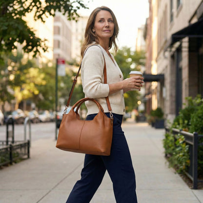 SacBelle™ – Sac Hobo Cuir Souple du Quotidien