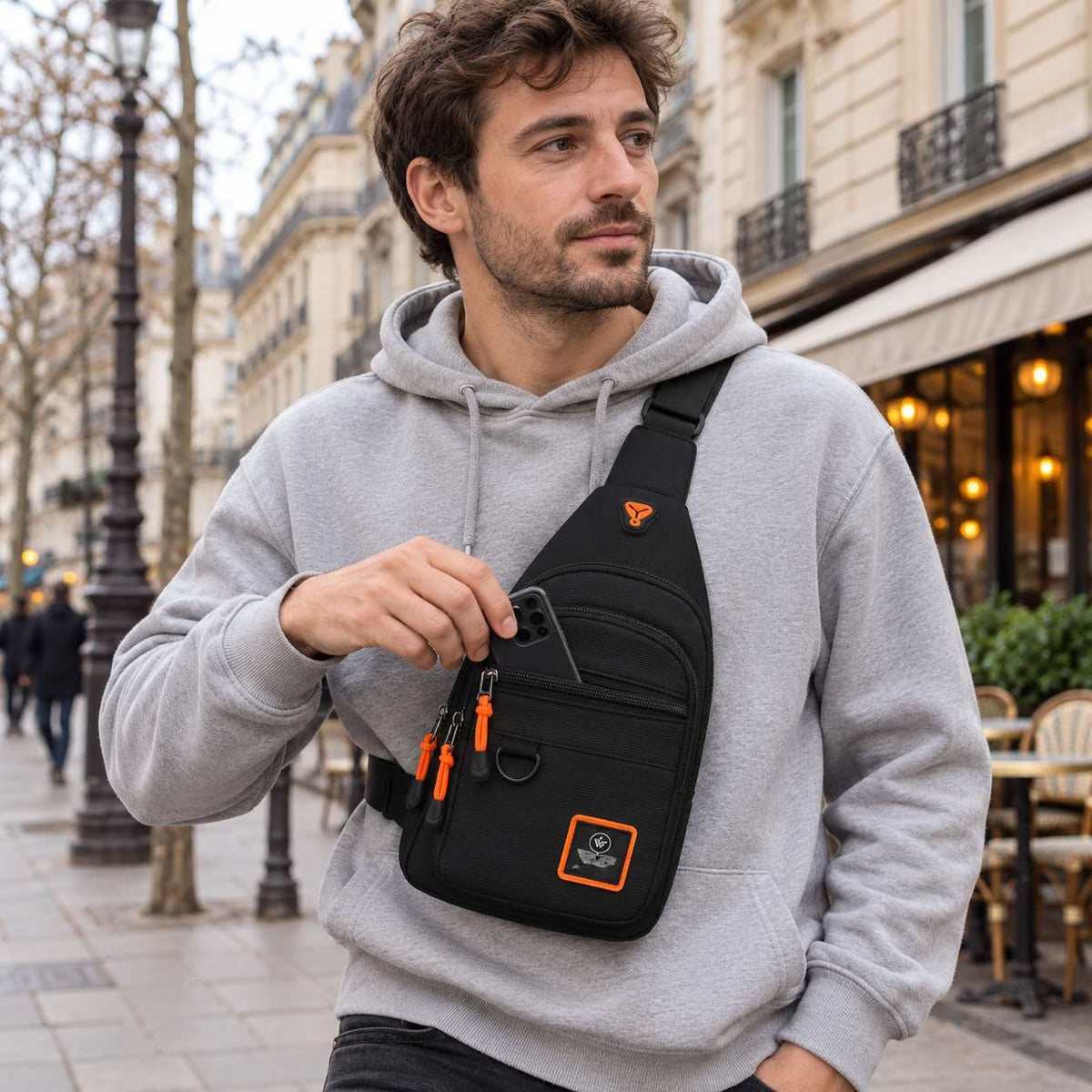 SacoGo™ Sacoche Bandoulière Homme Ultralégère