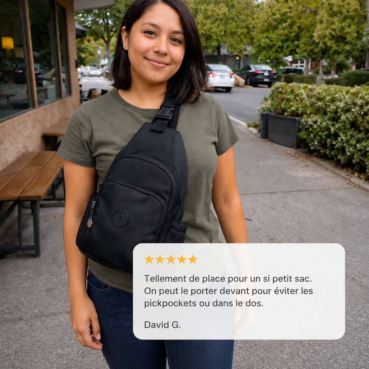 SafeGo™ – Sac Bandoulière Anti-Vol Convertible + 50% OFF
