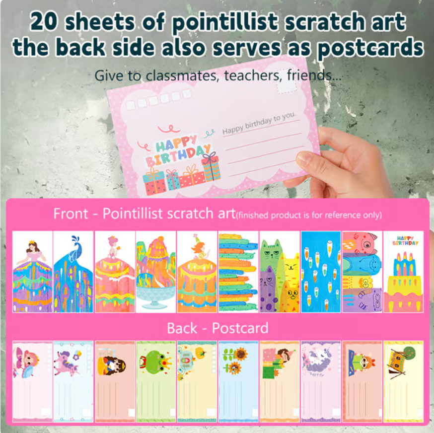 Scratch Art™ - 20 Feuilles (DERNIER JOUR -50%)