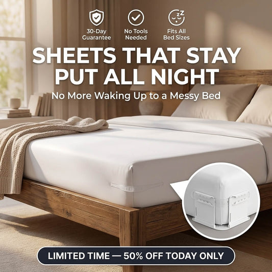 SheetSecure™ | Dites adieu aux draps qui glissent !