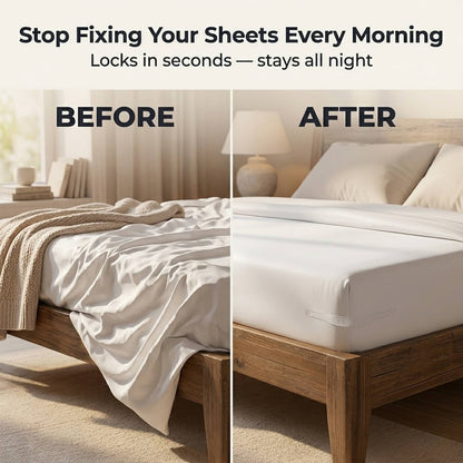 SheetSecure™ | Dites adieu aux draps qui glissent !