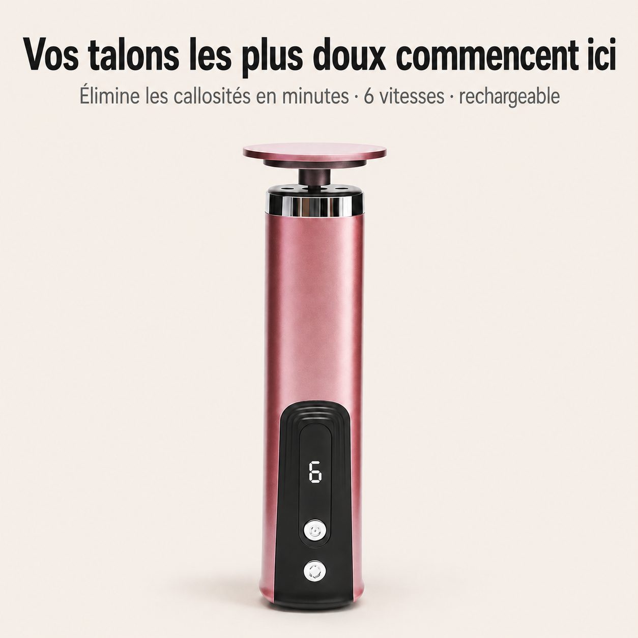SilkFeet™ – Lisseur Électrique Pédicure 6 Vitesses | -50%