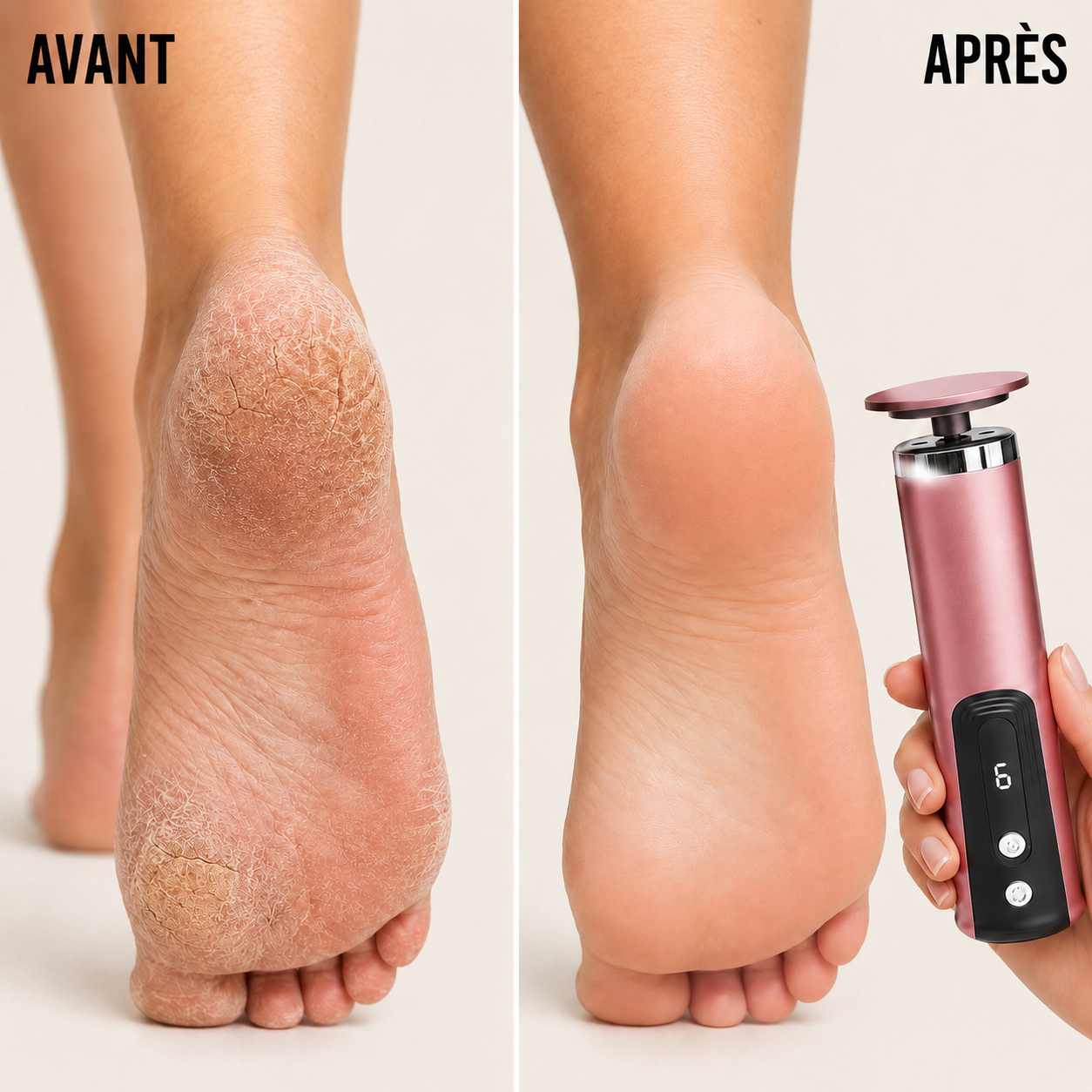 SilkFeet™ – Lisseur Électrique Pédicure 6 Vitesses | -50%