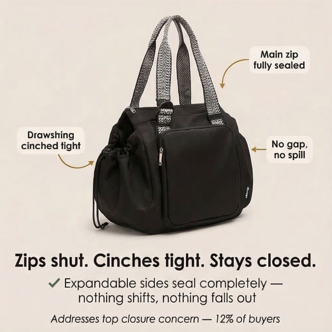 ToutChic™ – Cabas Organisé Convertible Sac à Dos