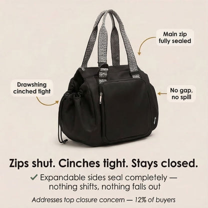 ToutChic™ – Cabas Organisé Convertible Sac à Dos