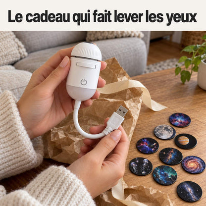 Déballage du projecteur Rêvéo et de ses disques, le cadeau idéal