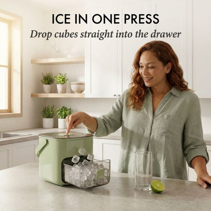 IcePro™ – Bac à Glaçons Presse-Bouton avec Bac de Stockage & Pince + -50%