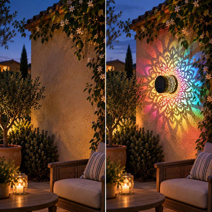 ZenSoleil™ – Lampe Solaire Mandala Projecteur Jardin IP65 Allumage Auto