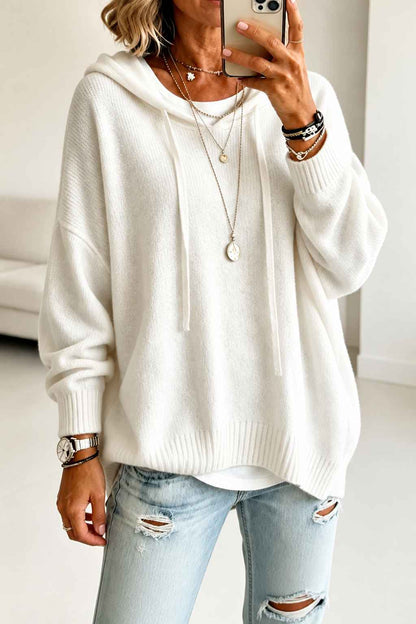 CapuDouce™ – Pull Oversize à Capuche en Maille