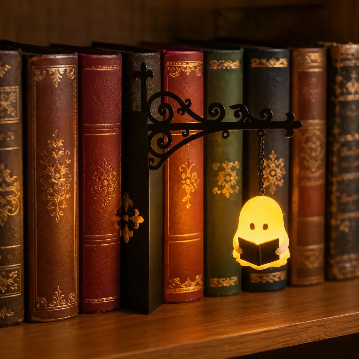 CoinLecture™ – Lanterne Miniature Suspendue Bibliothèque LED Chaude