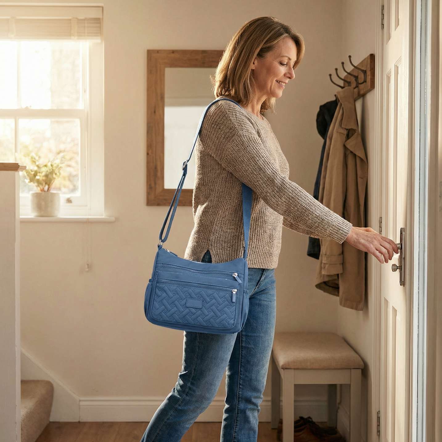 QuiltChic™ – Sac Bandoulière Matelassé Léger