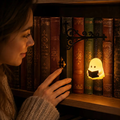 CoinLecture™ – Lanterne Miniature Suspendue Bibliothèque LED Chaude