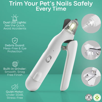 GriffeZen™ – Coupe-Ongles LED Anti-Coupure pour Animaux + -50%