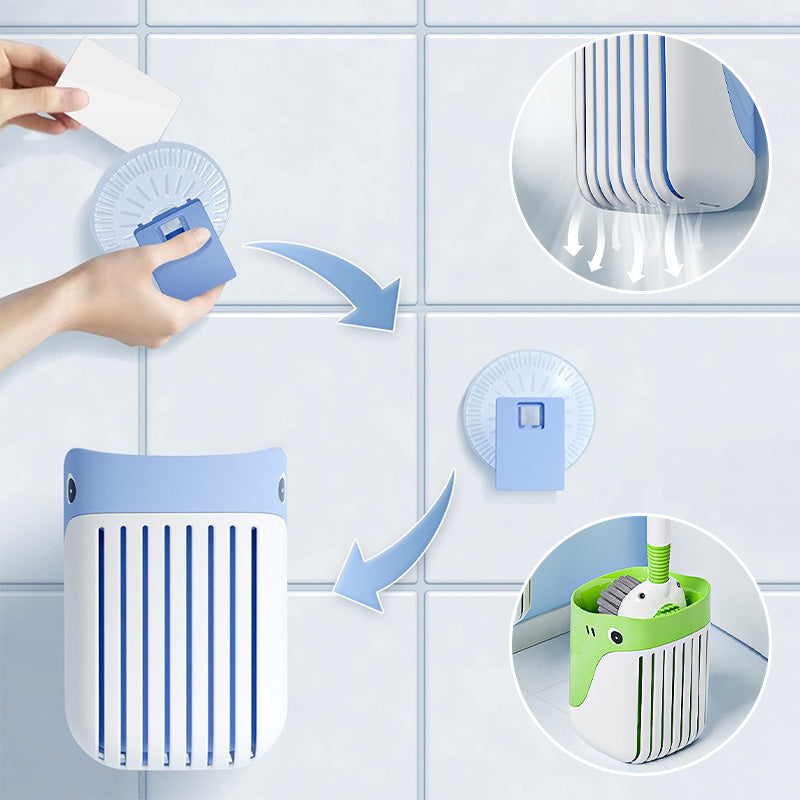 -50% | CleanGrip™ | Set Brosse WC avec Support à Ventouse