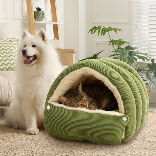 Cavina™ – Lit Grotte Douillet pour Animaux